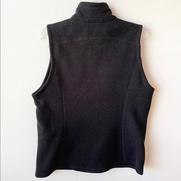 PATAGONIA Better Sweater vest women’s zip up sleeveless mock neck black L - Picture 6 of 9